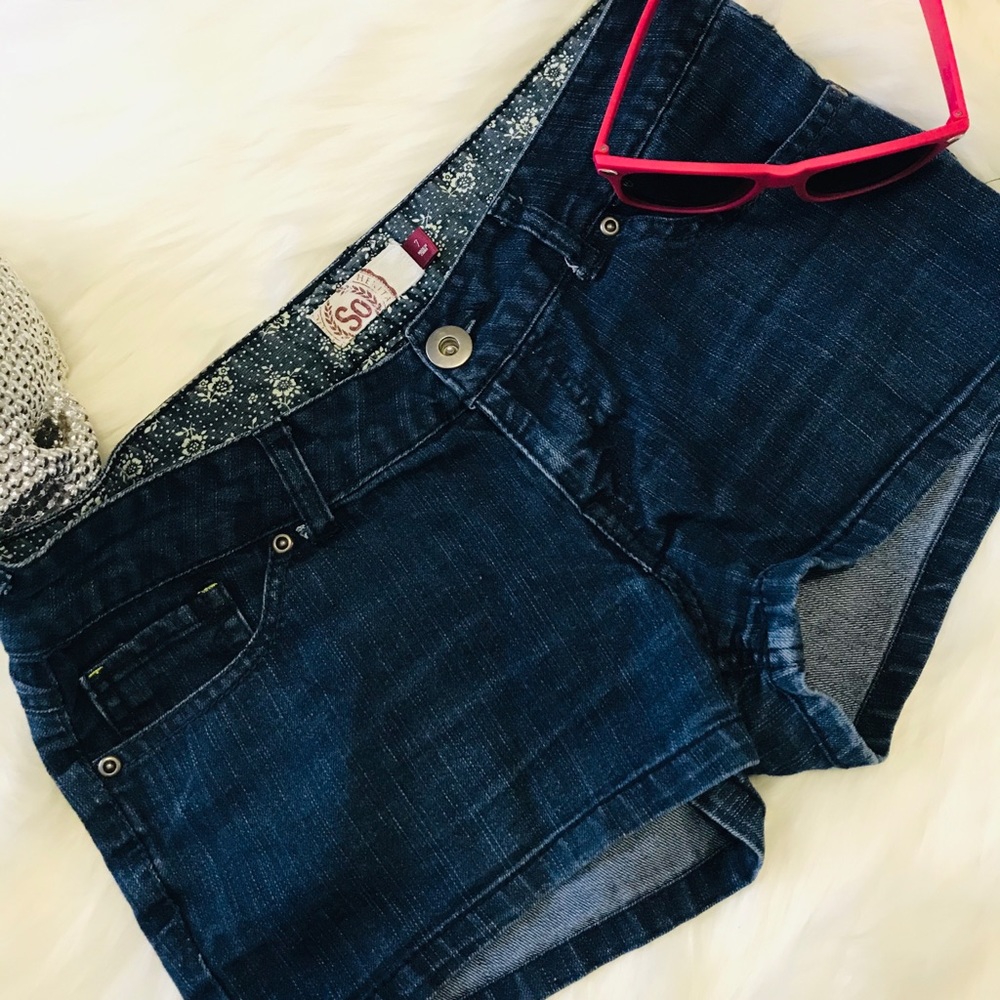 SO denim shorts